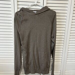 Old Navy Men's Taupe hooded sweater